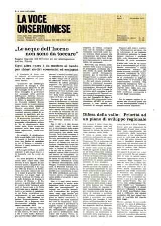 La Voce Onsernonese Nr. 6 – 1972