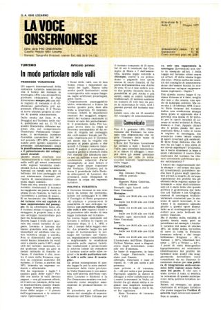 La Voce Onsernonese Nr. 3 – 1973
