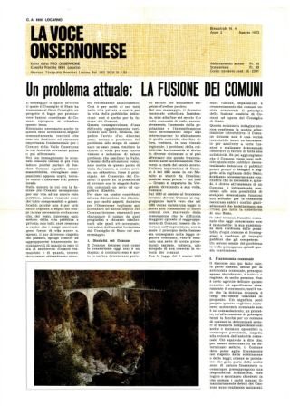 La Voce Onsernonese Nr. 4 – 1973