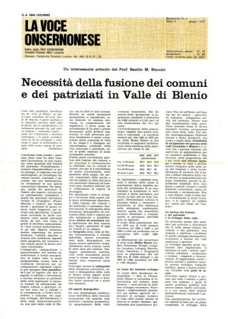 La Voce Onsernonese Nr. 3 – 1975