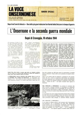 La Voce Onsernonese Sonderausgabe – 1975