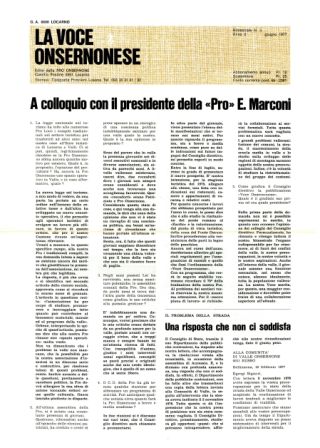 La Voce Onsernonese Nr. 3 – 1977