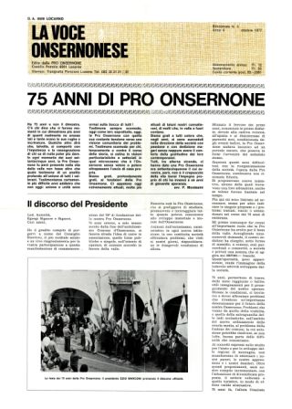 La Voce Onsernonese Nr. 5 – 1977