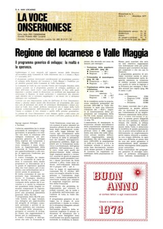 La Voce Onsernonese Nr. 6 – 1977