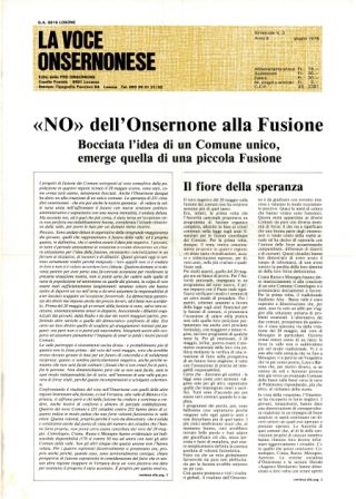 La Voce Onsernonese Nr. 3 – 1979