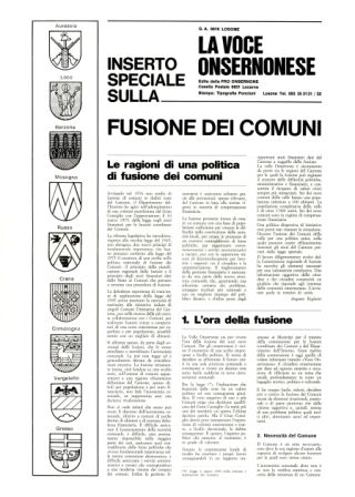 La Voce Onsernonese Sonderausgabe – 1979