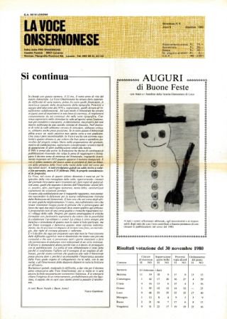 La Voce Onsernonese Nr. 6 – 1980