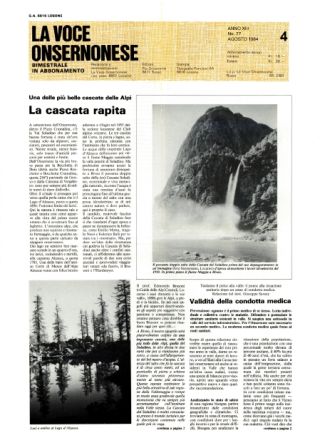 La Voce Onsernonese Nr. 4 – 1984