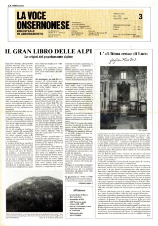 La Voce Onsernonese Nr. 3 – 1989