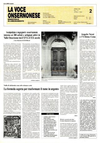 La Voce Onsernonese Nr. 2 – 1990