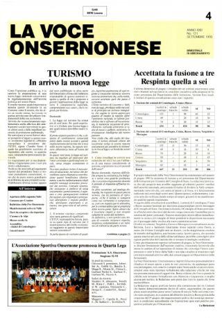La Voce Onsernonese Nr. 4 – 1993