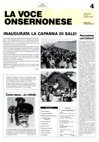 La Voce Onsernonese Nr. 4 – 1994