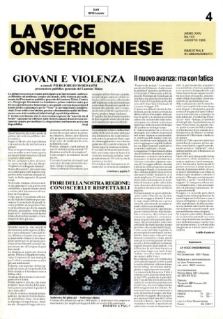 La Voce Onsernonese Nr. 4 – 1995