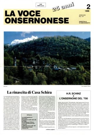 La Voce Onsernonese Nr. 2 – 1996