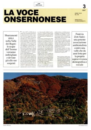 La Voce Onsernonese Nr. 3 – 1997