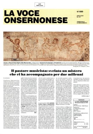 La Voce Onsernonese Nr. 4 – 1999