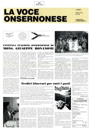 La Voce Onsernonese Nr. 1 – 2000