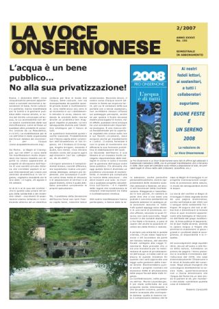 La Voce Onsernonese Nr. 2 – 2007