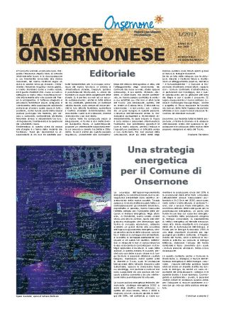 La Voce Onsernonese Nr. 1 – 2017
